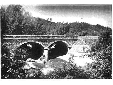 Exposition:  La vallée du Biançon avant le lac de Saint-Cassien
