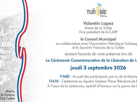 Cerimonia commemorativa della Liberazione di La Turbie