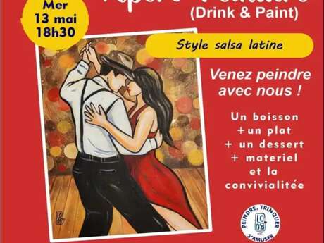 Soirée Peinture & Saveurs -Spécial "Salsa Latina"