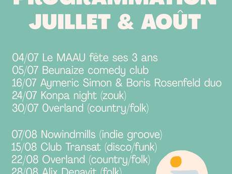 Concerts au Maau