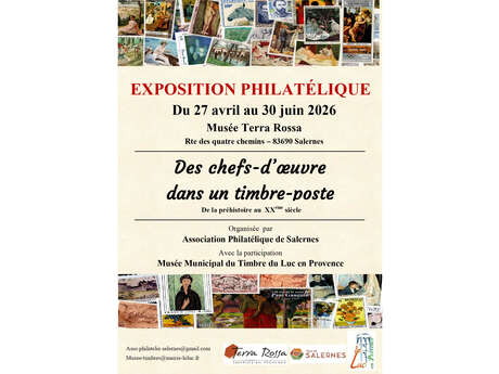 Exposition philatélique - Des chefs-d'œuvre dans un timbre-poste