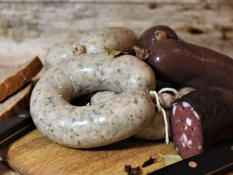 Dégustation vente de boudin noir