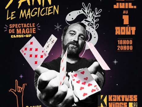 Yann le Magicien en close-up