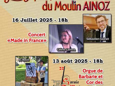 “Made in France” concert at Moulin Ainoz