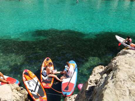 Randonnée en stand-up paddle au départ de Cassis