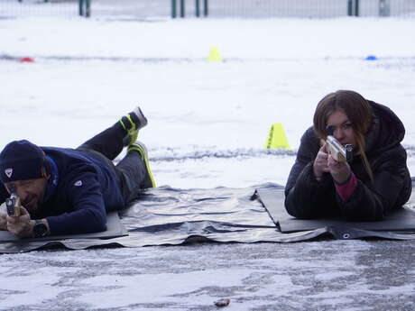 Tir laser biathlon