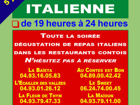 Soirée Italienne