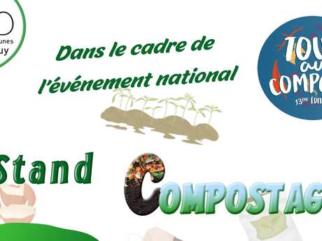 Stand d'informations sur le compostage
