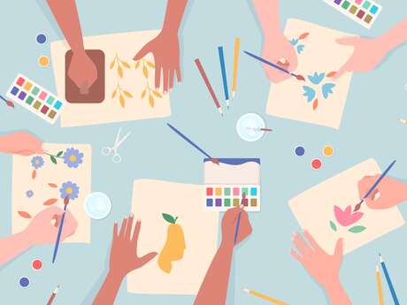Atelier artistique avec Somaye Pakar - Médiathèque de Cluses