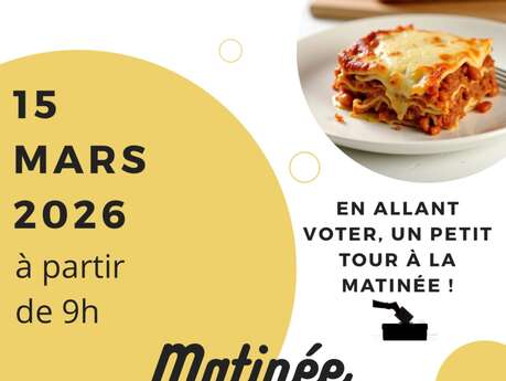 Matinée Lasagnes + cookies