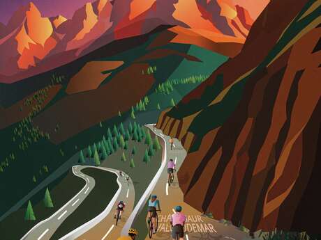 Montée cycliste du Col du Noyer