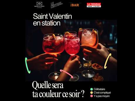 Saint Valentin en station