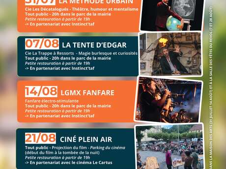 Les jeudis de Saint lau' Cinéma en plein air