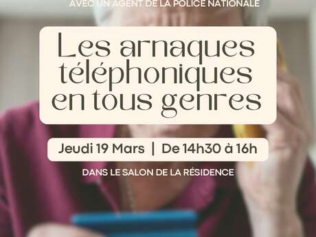 Conférence Les arnaques téléphoniques en tous genres