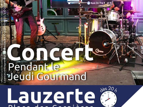 Rock on The Road en concert lors du Jeudi Gourmand