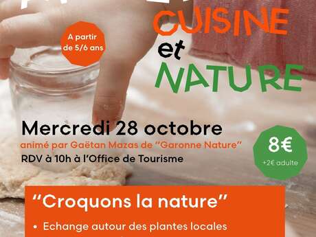 Atelier "Cuisine nature & saveurs sauvages"
