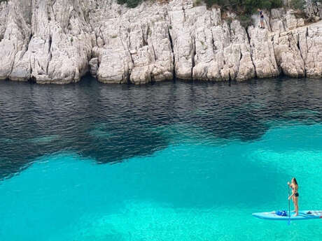 Stand Up Paddle guided tour calanques of Cassis