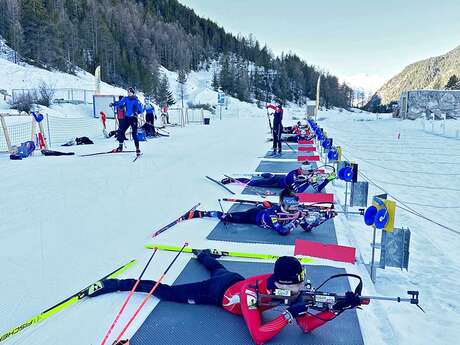 Cours de biathlon