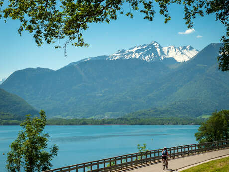 Tour des Bauges à vélo - Lac d'Annecy - De Doussard à Annecy