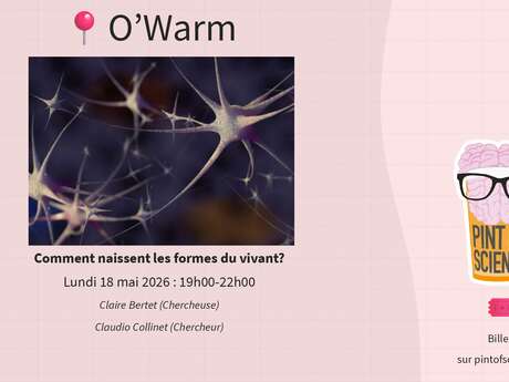 Comment naissent les formes du vivant? - Pint of Science 2026