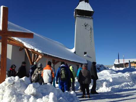 Visite en famille - Les Saisies, un travail d'équipe !