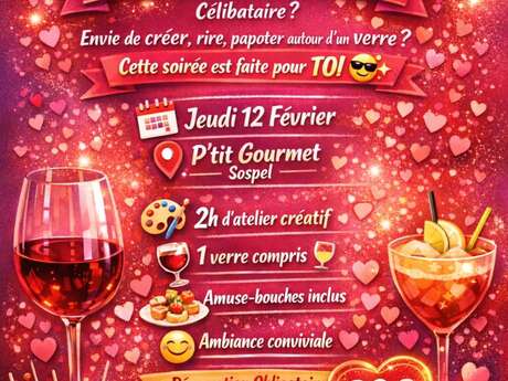 Special singles evening: Creative workshop & Apéro good vibes