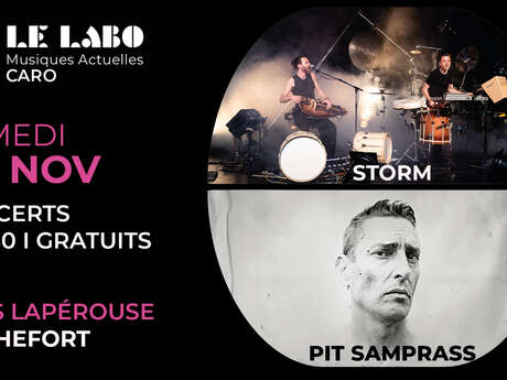 Concert : Pit Samprass / Storm Concert : Pit Samprass / Storm