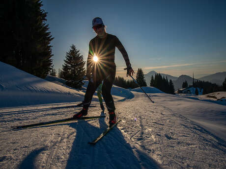 Night-Nordic skiing