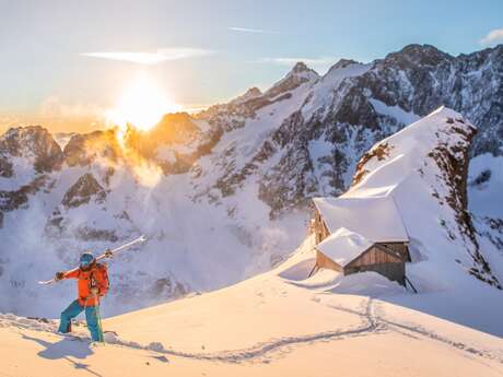 Le refuge Adèle Planchard en ski de randonnée