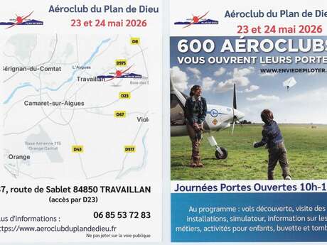 Journées portes ouvertes de l'aéroclub  du Plan de Dieu