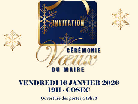 Cérémonie des voeux à la population