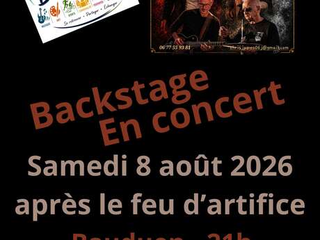 Back Stage en concert