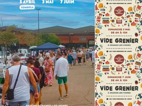Vide grenier à Orange les Vignes