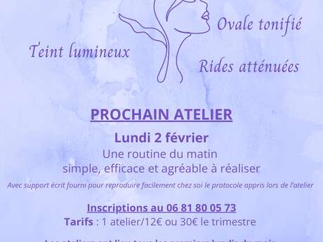 Atelier yoga du visage