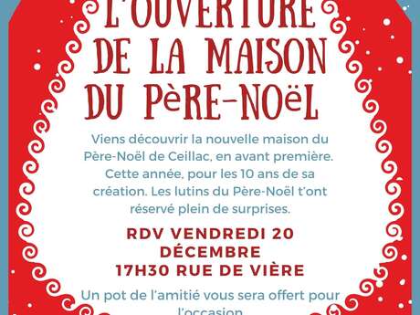 Ouverture de la Maison du Père Noël