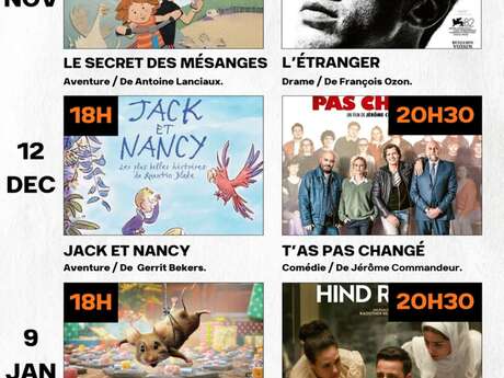 Cinéma itinérant à Sault : "Panique à Noël" et "Voix de Hind Rajab"