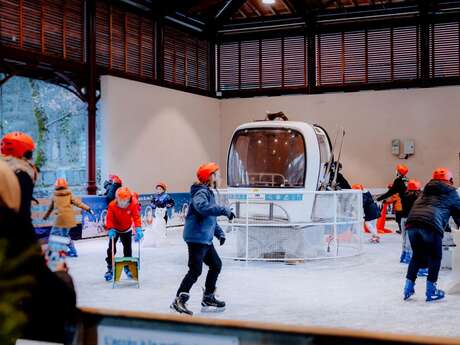 Inauguración de la pista de hielo