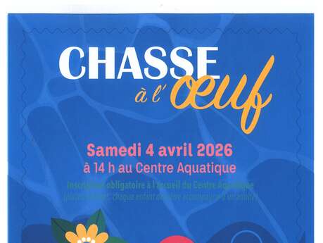 Chasse à l'œuf au centre aquatique