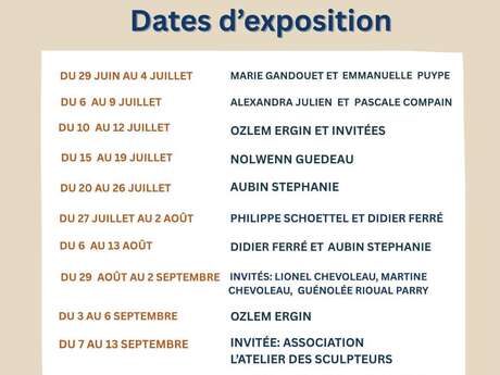 Exhibitions 2026 Horizons Artistiques Rivedoux-Plage