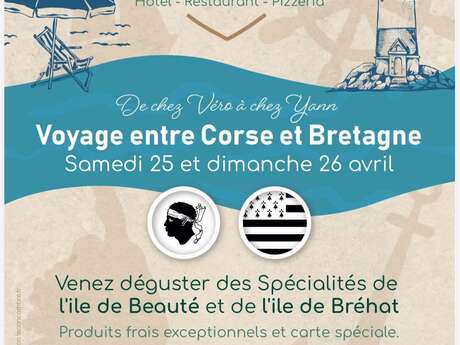 Soirée en Corse et Bretagne