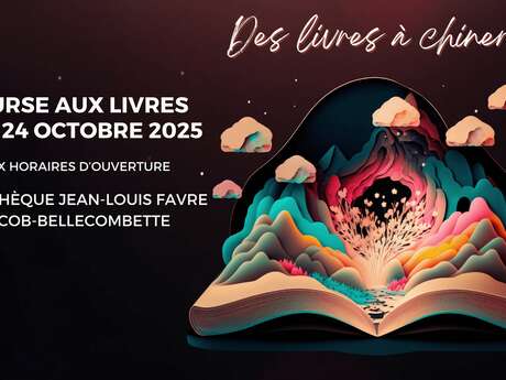 Bourse aux livres à la Médiathèque Jean-Louis Favre