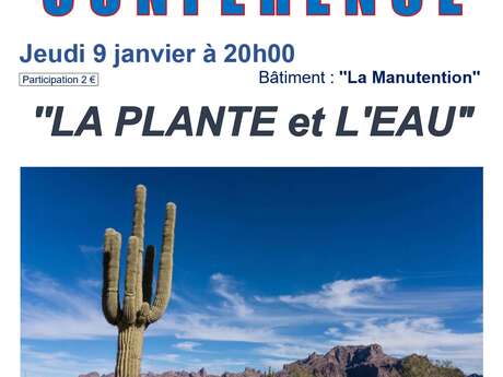 Conférence "La plante et l'eau"