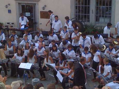 A Concert by the Orchestre Harmonie de Megève (Megève's Concert Band)