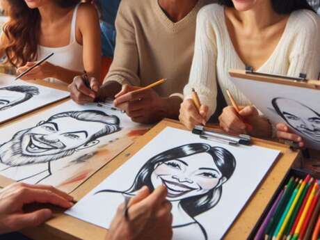 Atelier caricature au RockyPop