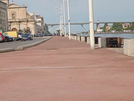 La voie verte de la gare de Lavéra vers le centre-ville