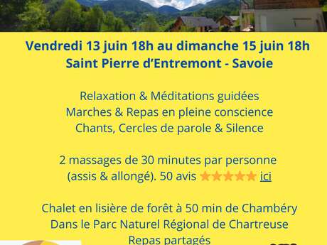 Retraite ressourcement, massages et pleine conscience