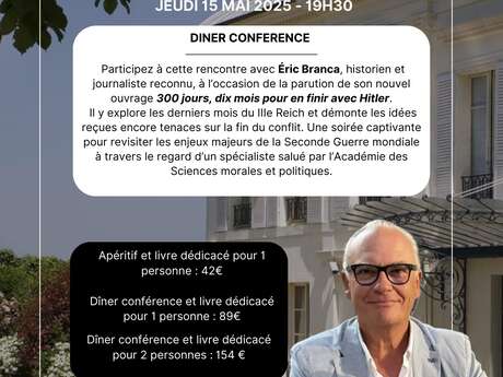 Dîner-Conférence avec Eric Branca