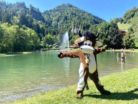 Wandern mit Pistache der Kuh