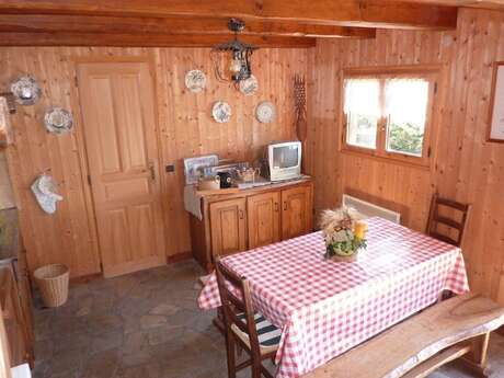 Chalet 3 personnes - Vue exceptionnelle Mont-Blanc