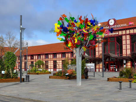 Parvis de la gare de Châteaucreux